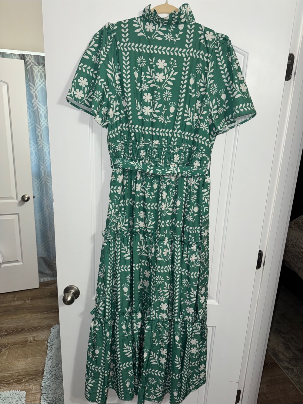 Chic Soul Floral Tiered Maxi Dress - Picture 9 of 9
